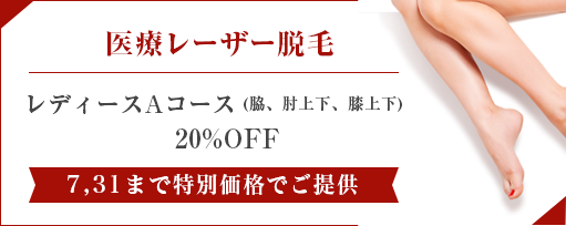 医療レーザー脱毛のサブスライド