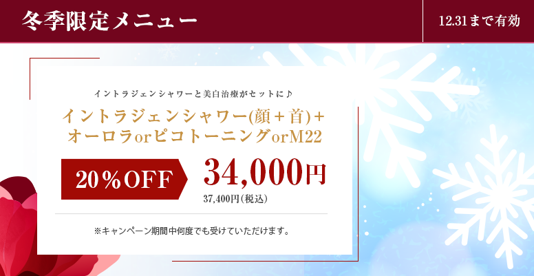 冬季限定メニュー
